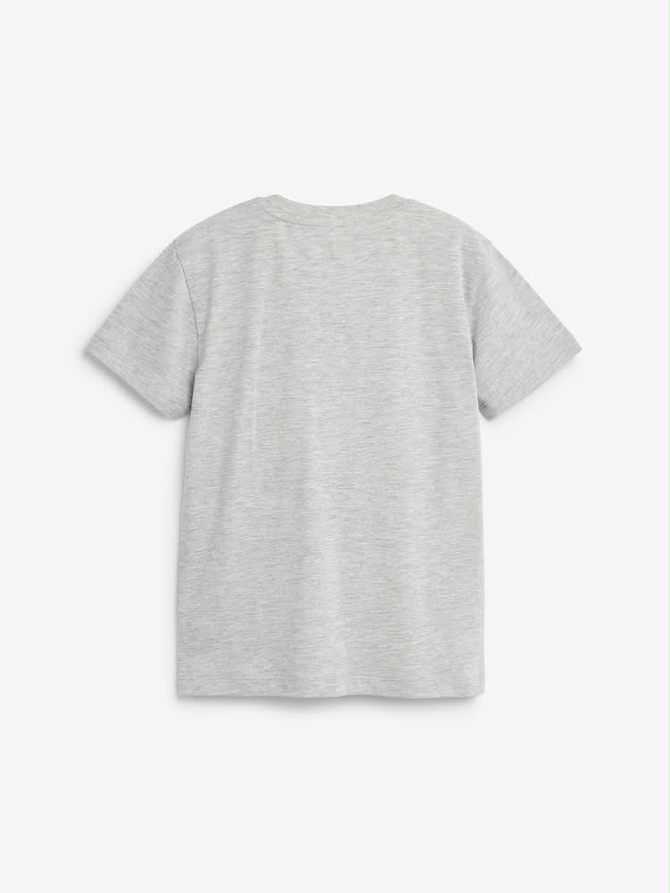 Grey Marl Regular Fit Short Sleeve T-Shirt