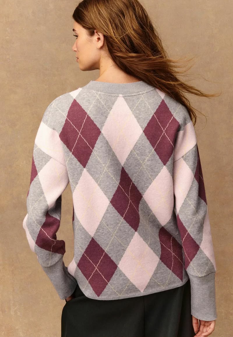 Crewneck Jumper- Pretty Pink Angile