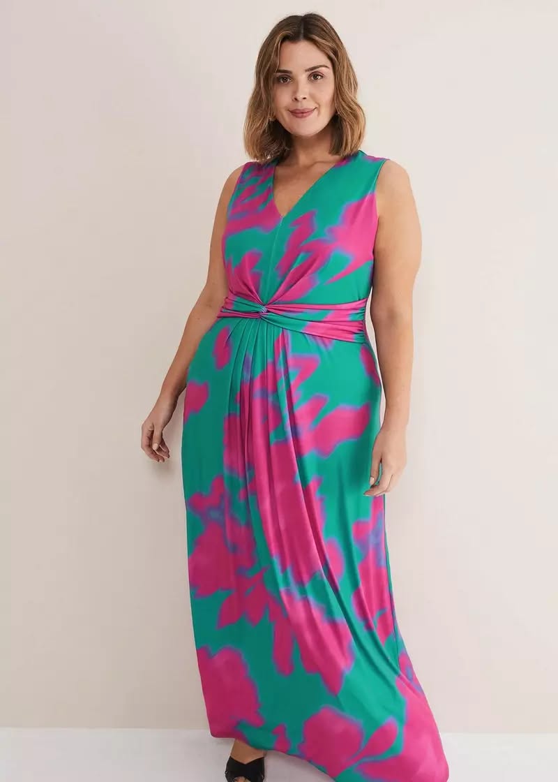Madison Abstract Maxi Dress