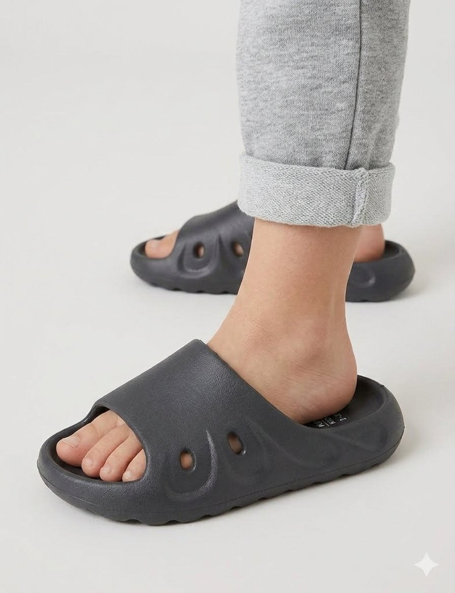 EVA Slide Slippers - Black