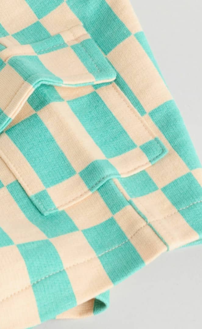 Checkerboard Cargo Shorts