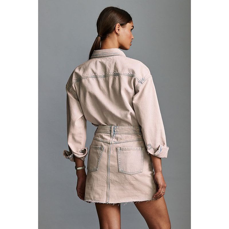 Next Tinted Denim Mini Skirt
