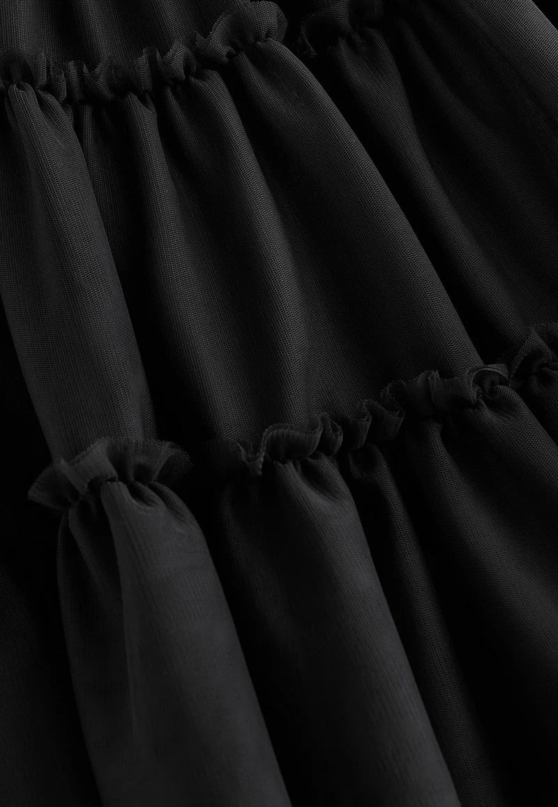 REGULAR FIT - A-line Skirt - Black