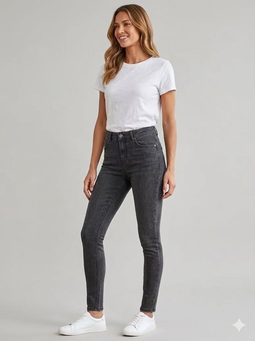 Next Essential Stretch Skinny High Rise Jeans