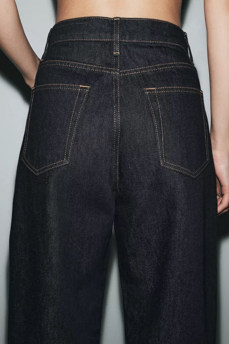Zara Mid Waist Tapered Leg