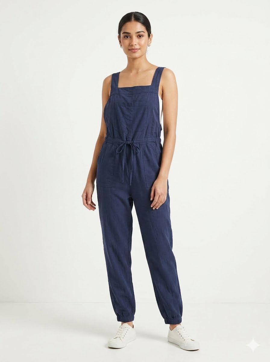 White Stuff Daphne Jersey Dungarees Jumpsuit in