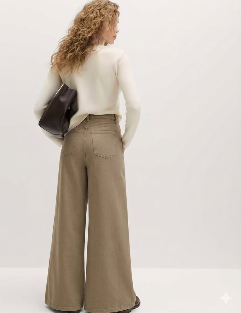 Cotton Rich Palazzo Trouser