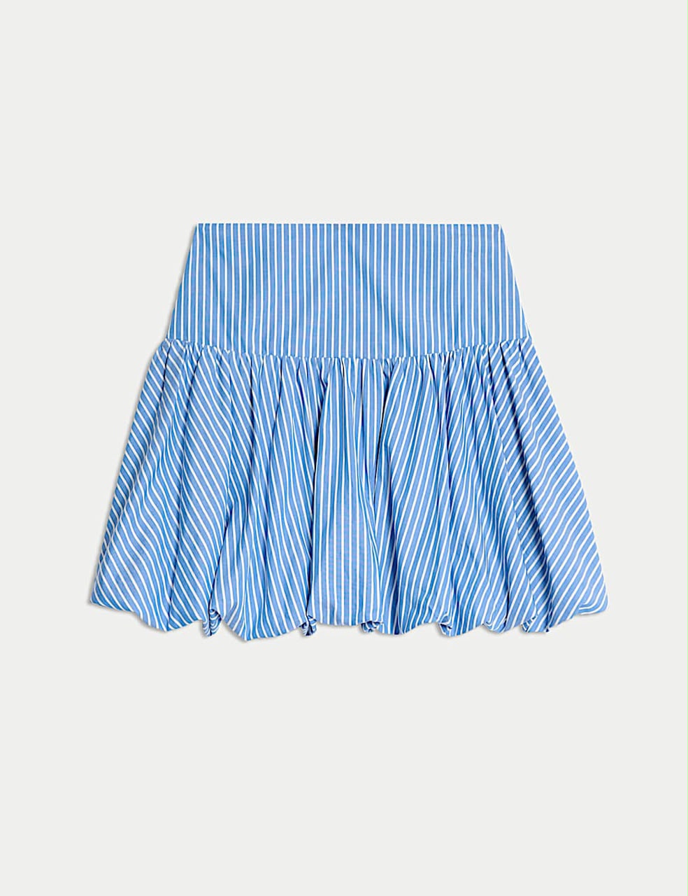 Pure Cotton Printed Puff Ball Skirt