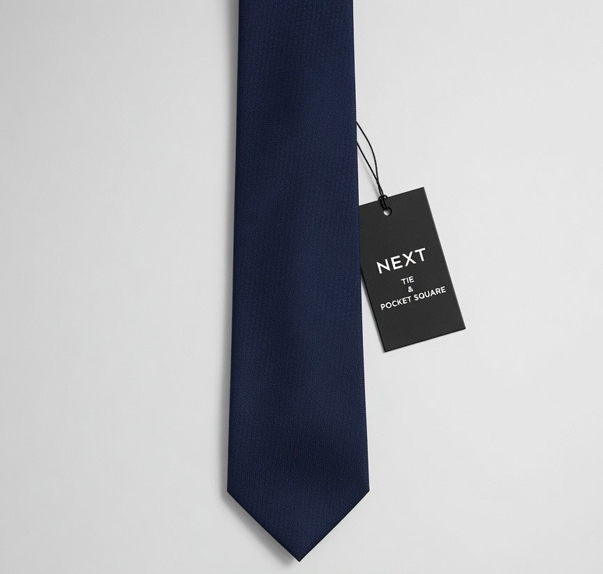 Solid Navy Tie