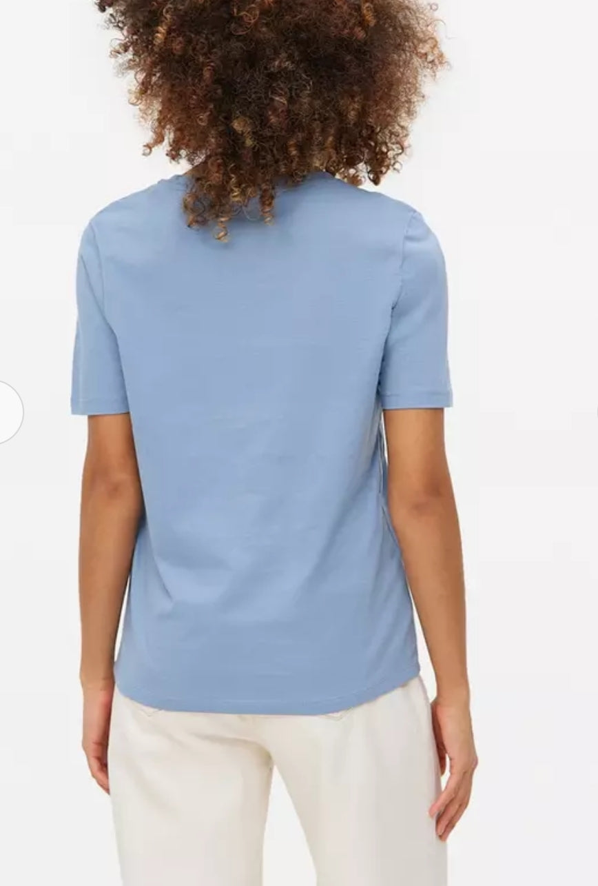 Blue Regular Fit Crew Neck T-Shirt