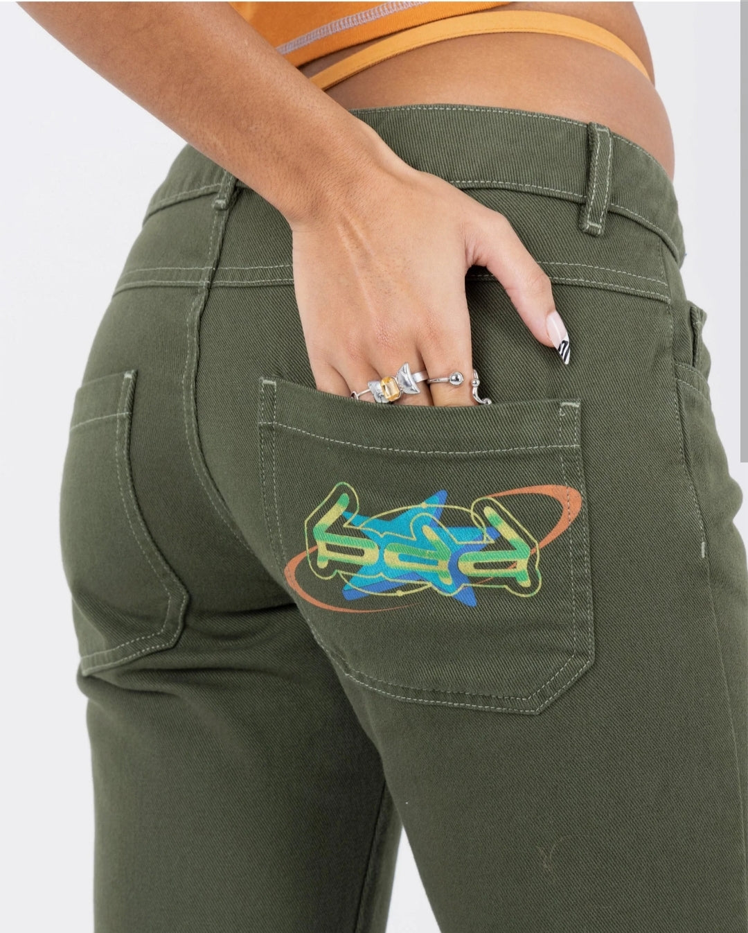 Posion Ivy Eyelet Jeans