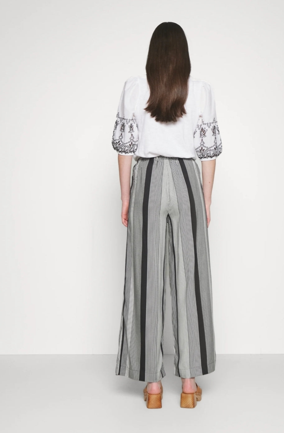 Printed Wide Leg Trouser