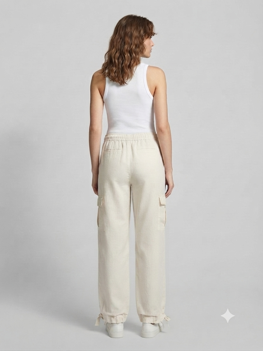 Next Casual Cream Cargo Pant