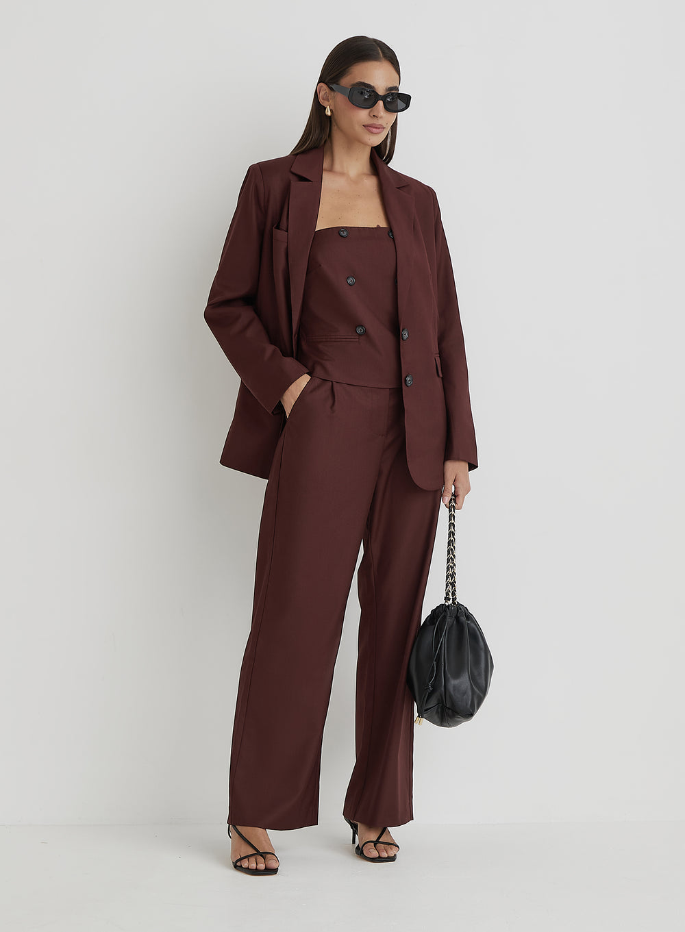 Crea Burgundy Blazer
