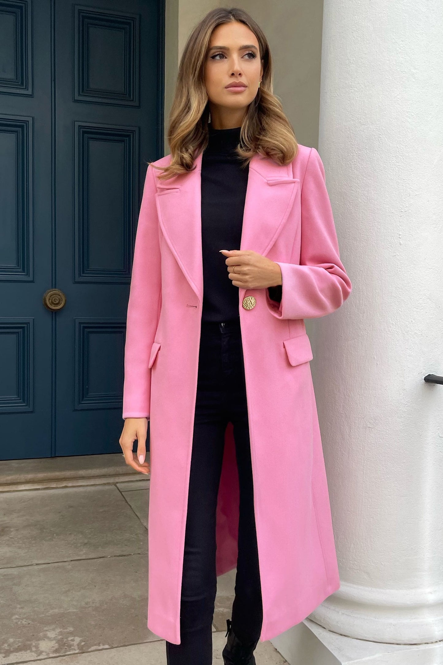 Lipsy Maxi Crombie Coat