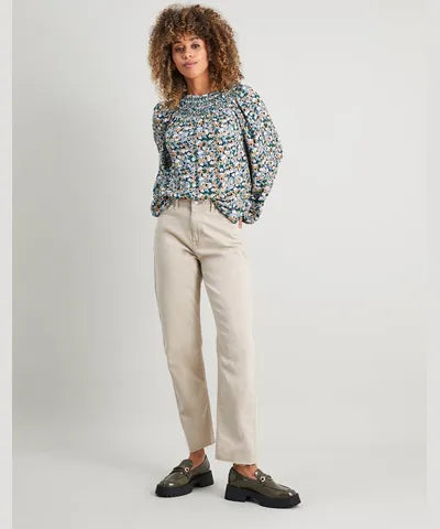 Stone Vintage Straight Leg Jeans