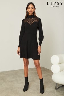 Lipsy Lace Jumper Dress Dresses