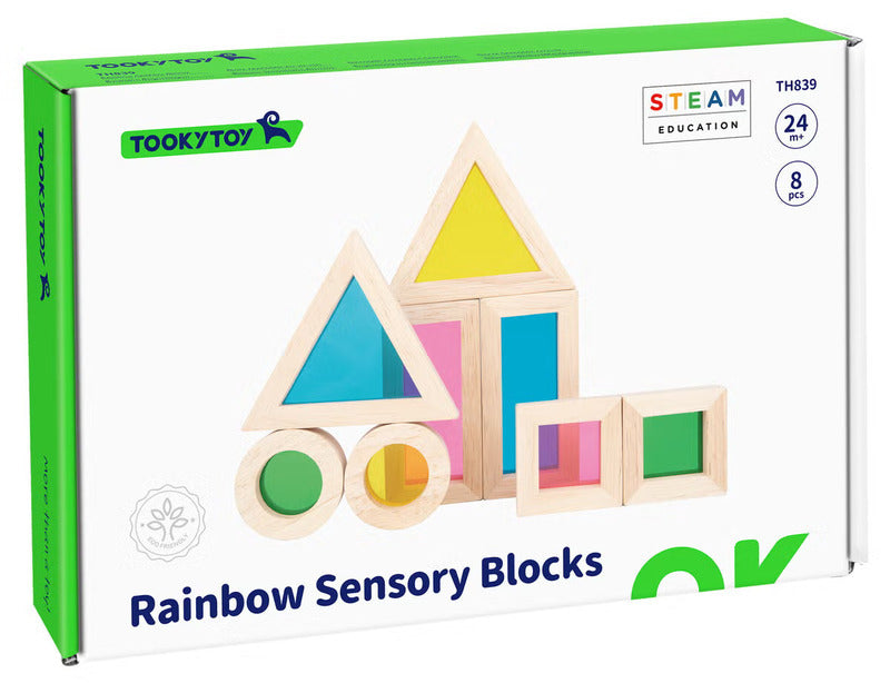 Rainbow Sensory Blocks