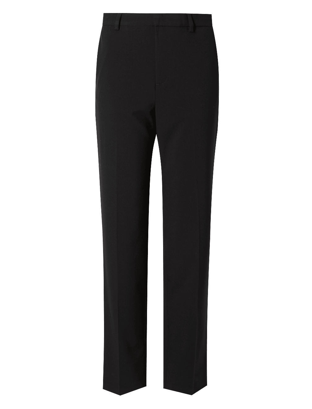 Straight Leg Trousers Dark Charcoal