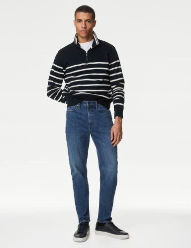 Tapered Fit Stretch Jeans with Stormwear™