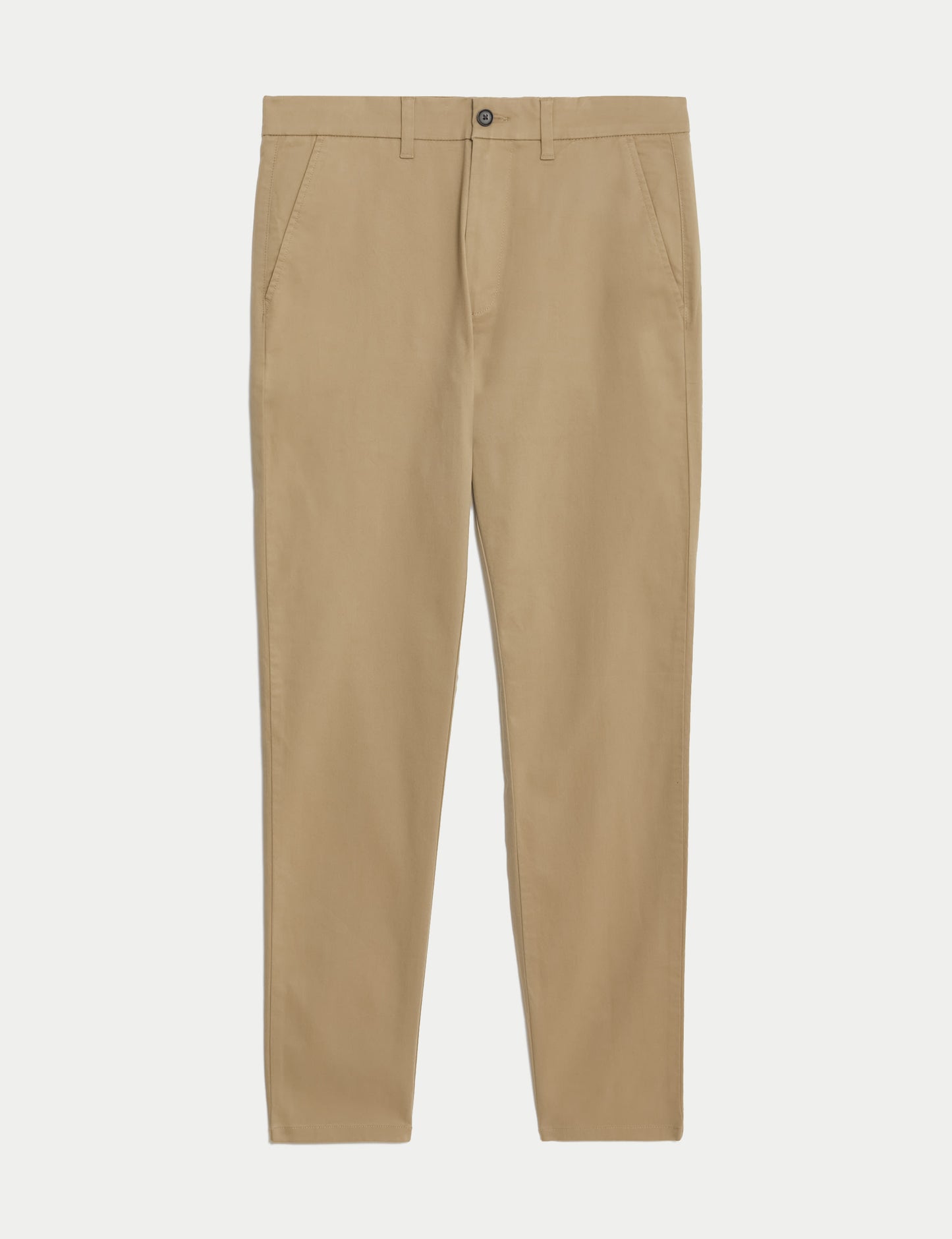 Slim Fit Stretch Chinos Dark Stone
