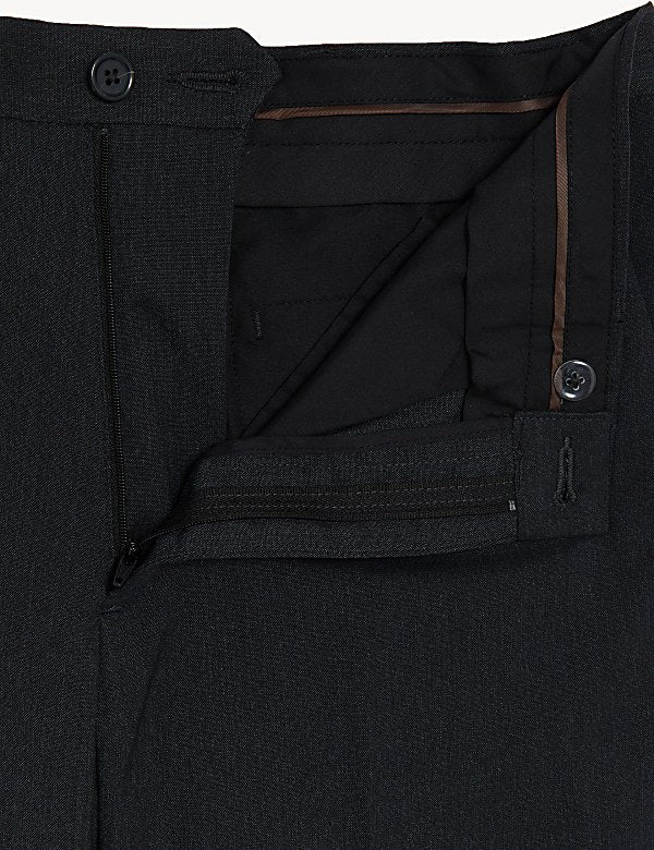 Slim Fit Flat Stretch Trousers