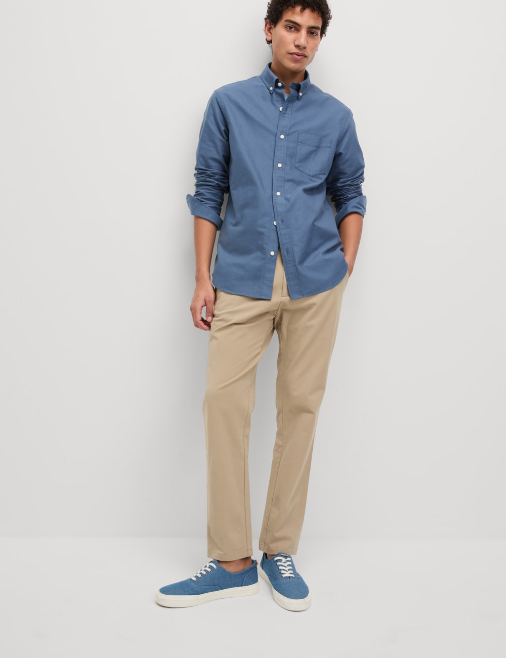 Regular Fit Twill Chinos