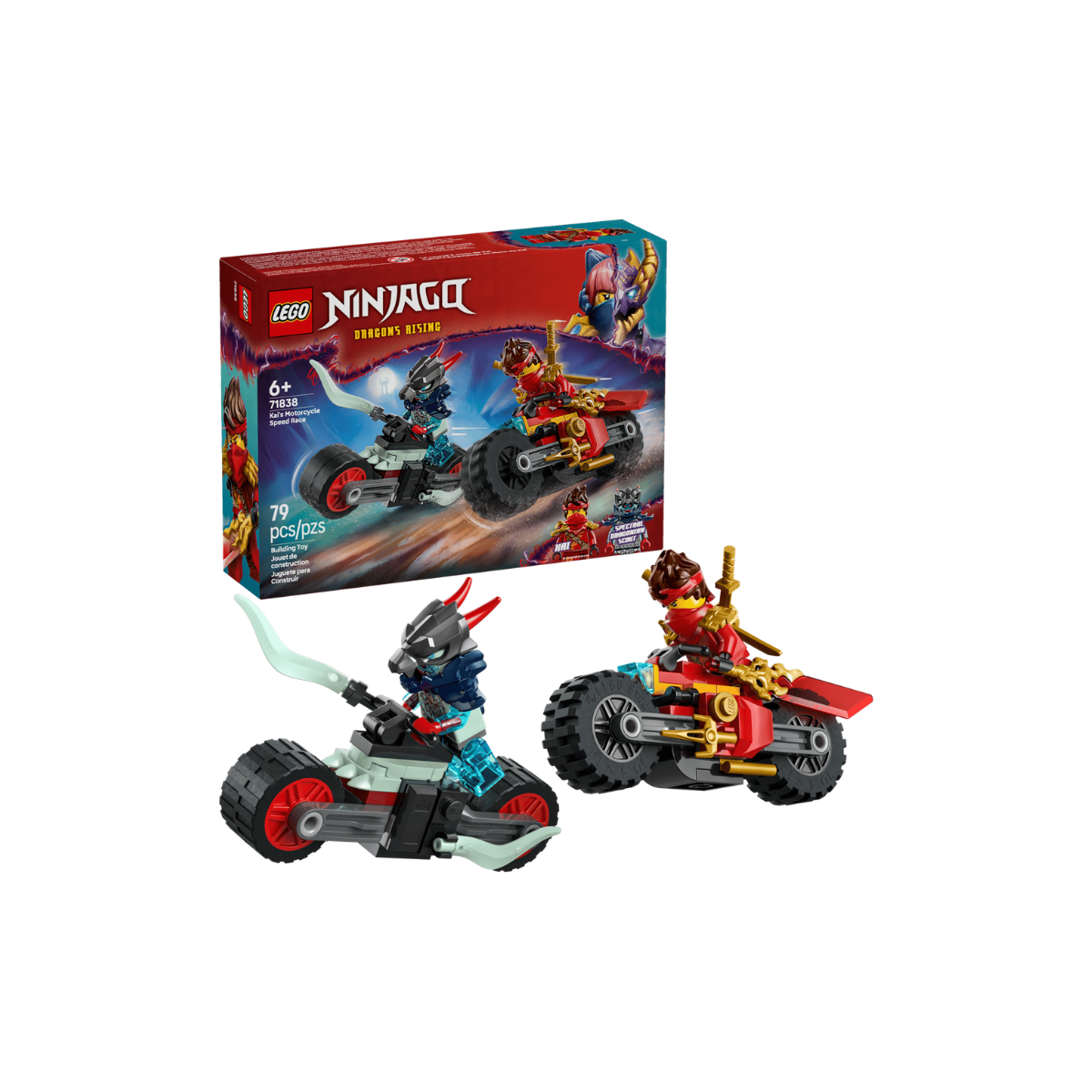 LEGO Ninjago 71838 Kai's Motorcycle Speed Race