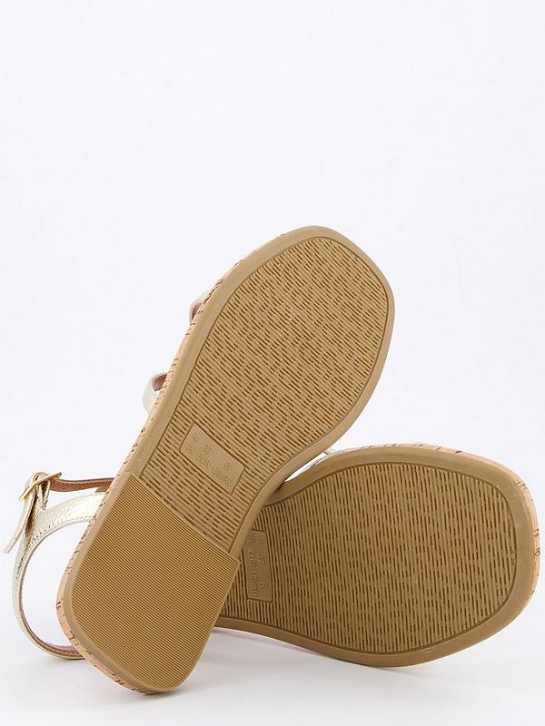V by Very Comfort Comfort Strappy Sandals - Gold