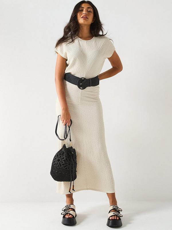 V by Very Kimono Dress - Mocha