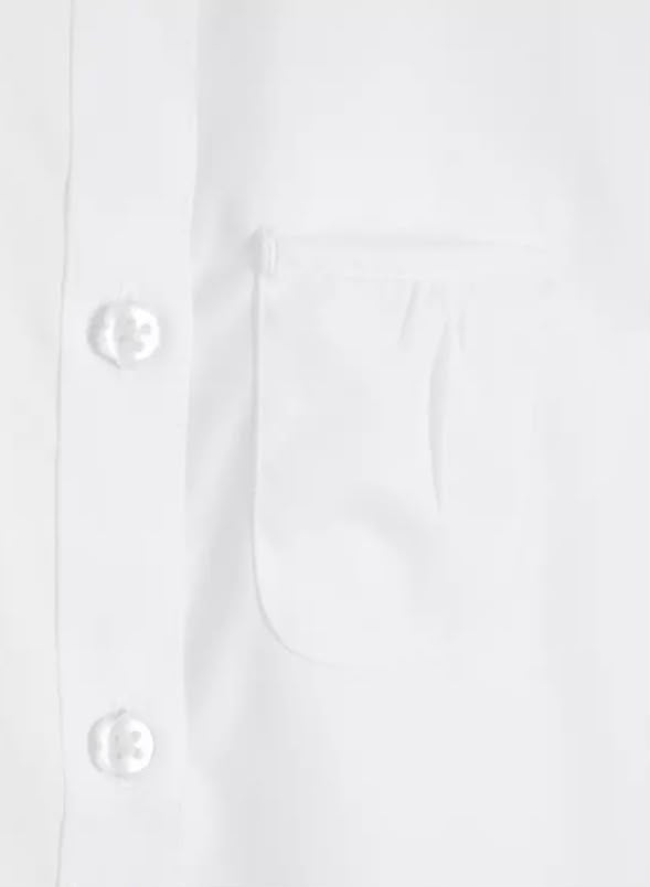 2 Pack White Embroidered Collar Blouses