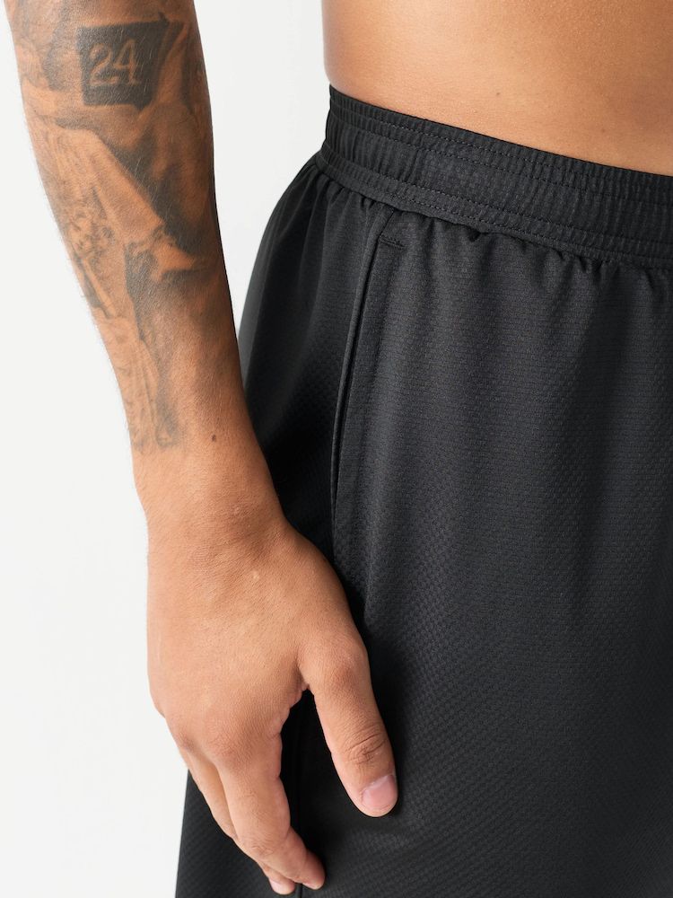 Active Gym Textured Training Shorts - Black