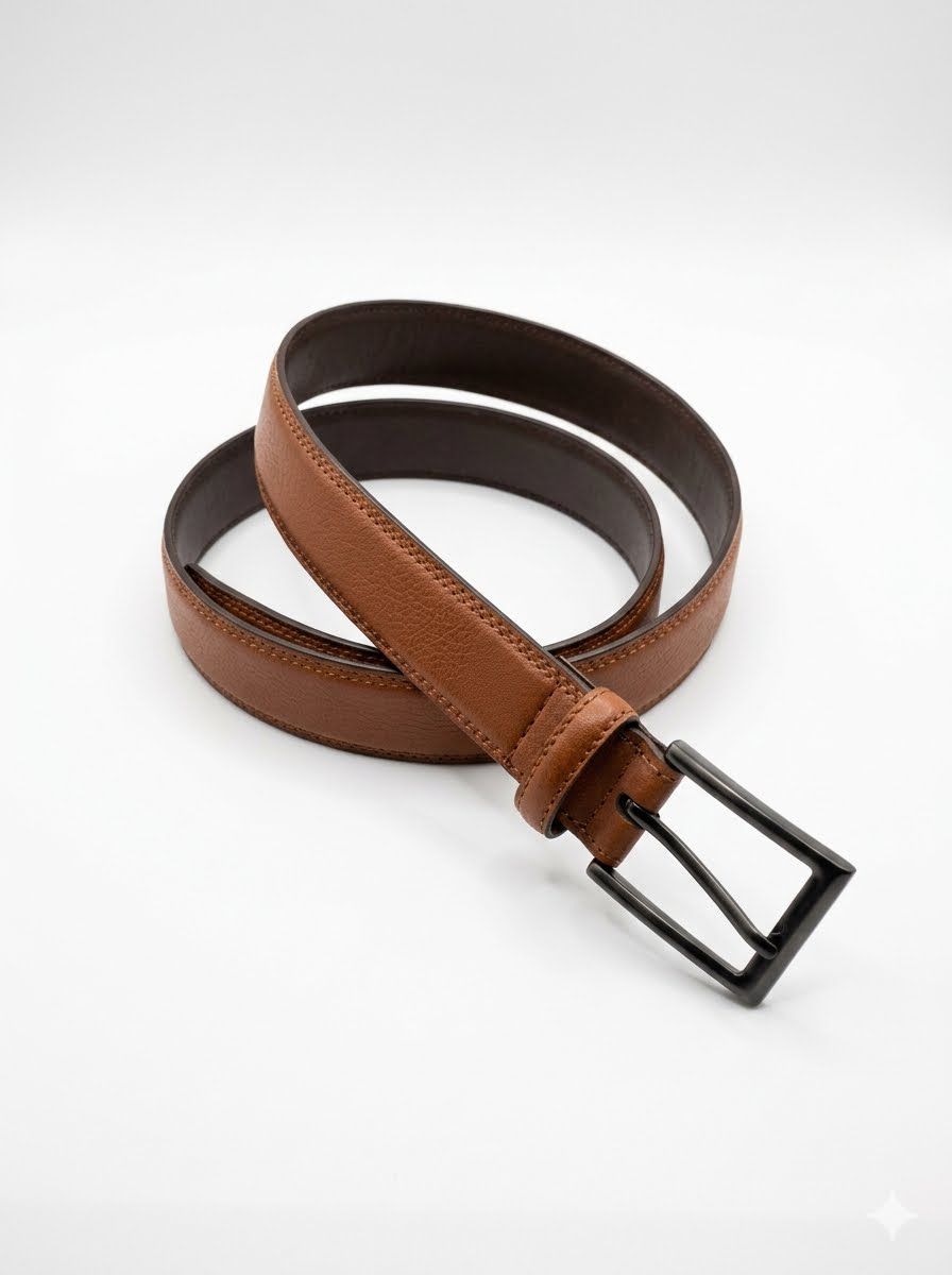Premium Leather Belt - Tan Brown
