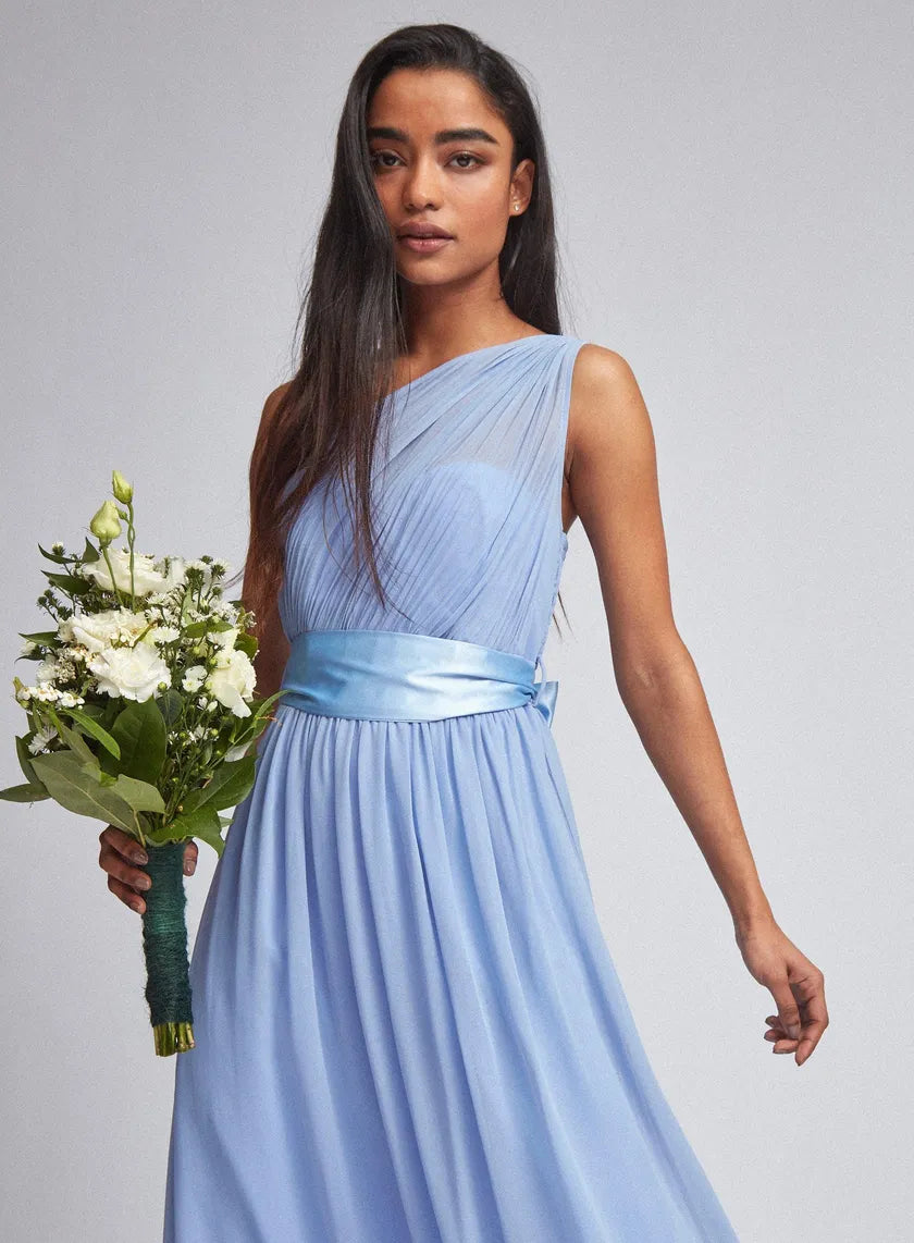 Petite Blue Sadie Maxi Dress