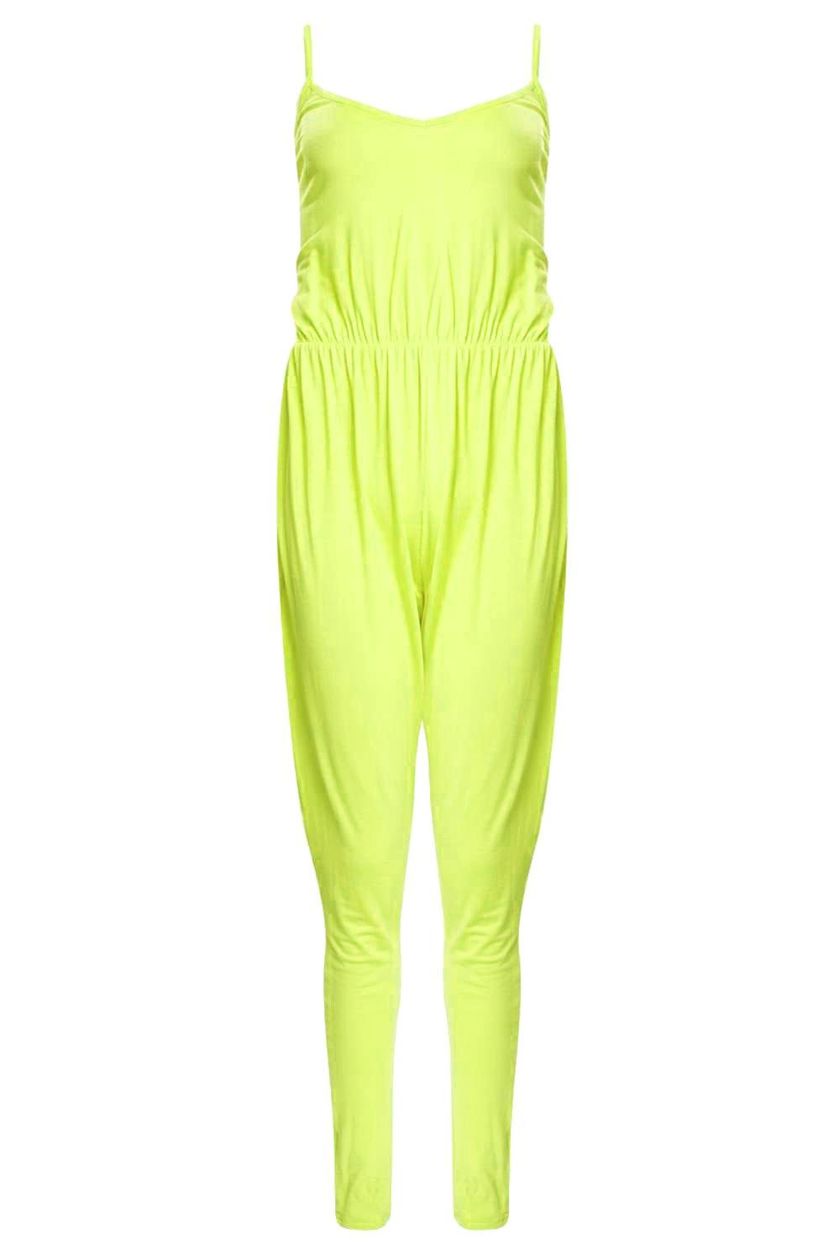 Basic Cami Jumpsuit - Lime