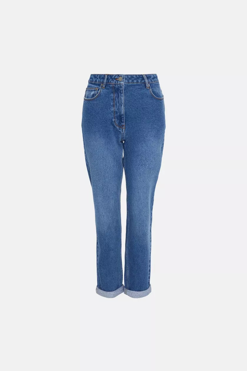 Ava Relaxed Boyfriend Jean Mid wash