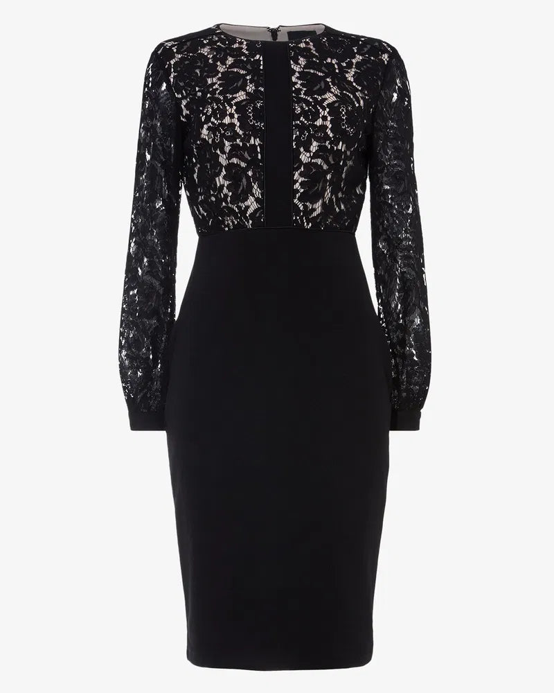 Eviana Lace Sleeve Dress