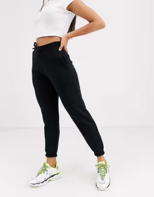 Petite Skinny Joggers In Black