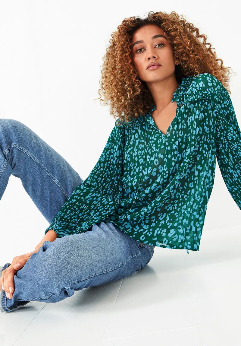 Georgina Pleated Top
