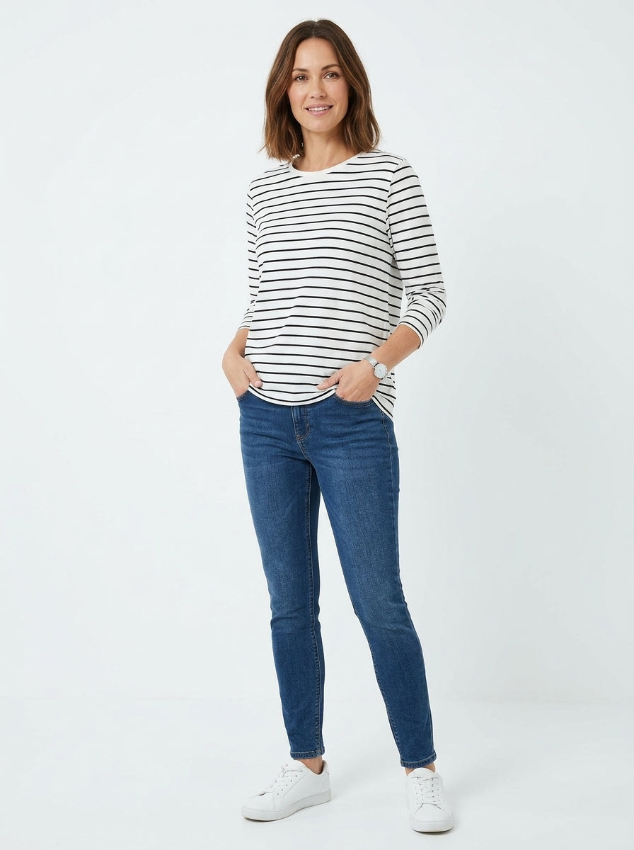 Breton Striped Long Sleeve Top