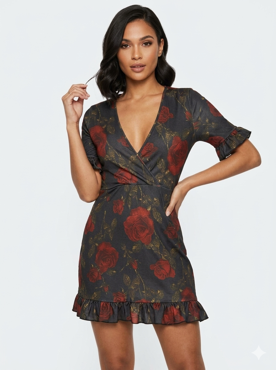 Floral Mini Dress