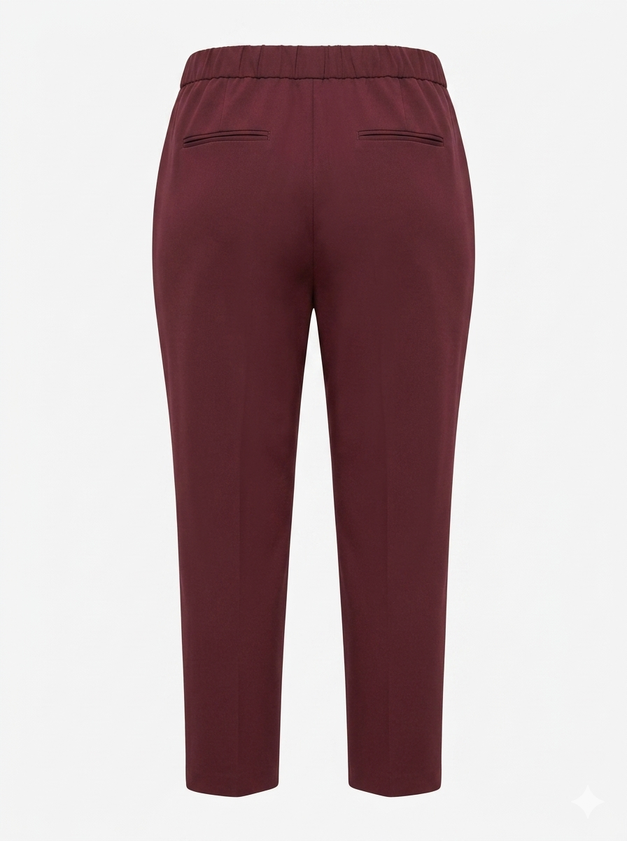 Plus Size Tapered Ankle Grazer Smart Trouser