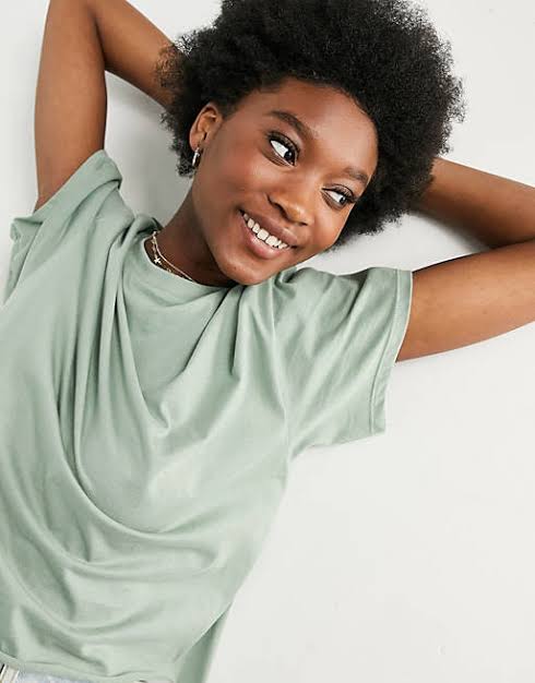Khaki Crop T-Shirt
