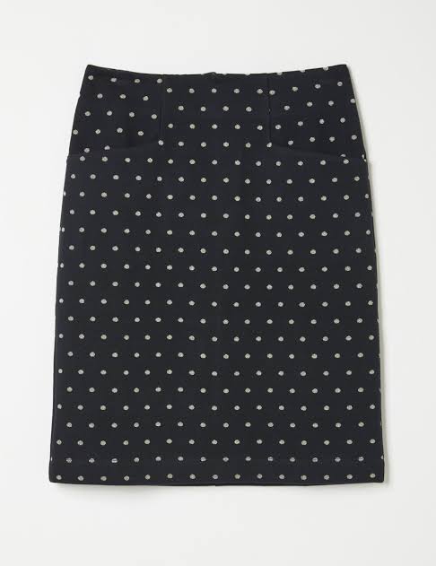 Black Spot Mini Skirt