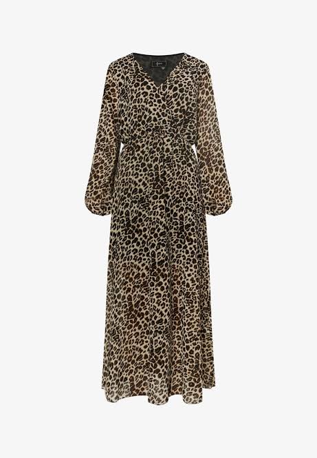 Animal Skin Midi Dress