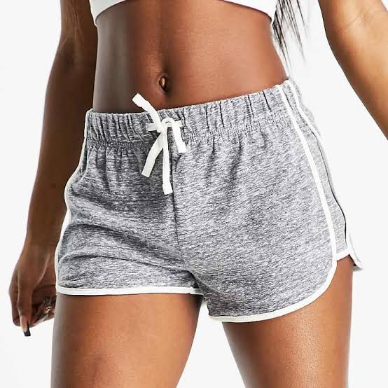 Sporty Runner Shorts in grey marl