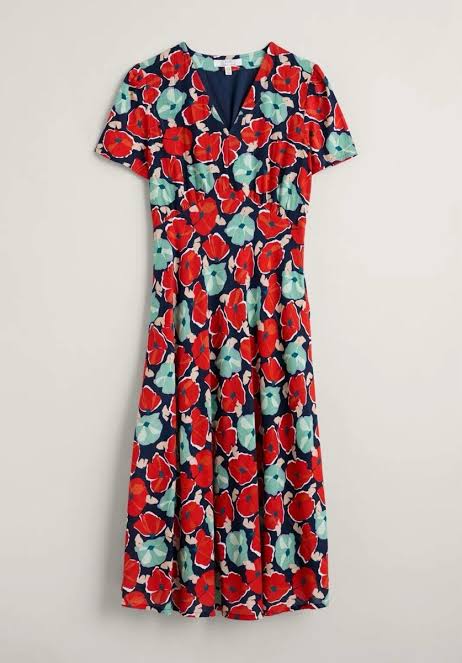 Hart Fern Dress Layered Poppy