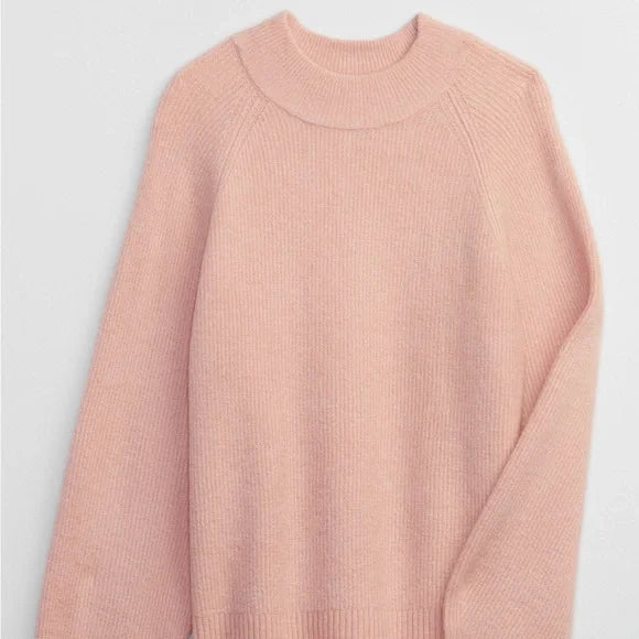 Forever Cozy Ribbed Crewneck Sweater Pink