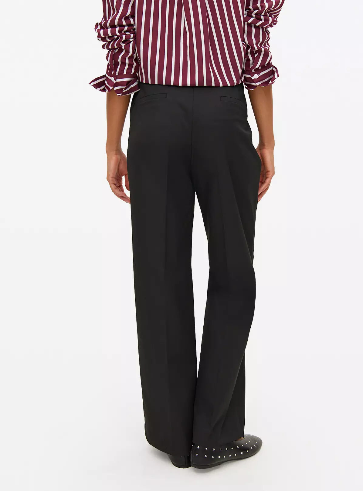 Black Wide Leg Trousers