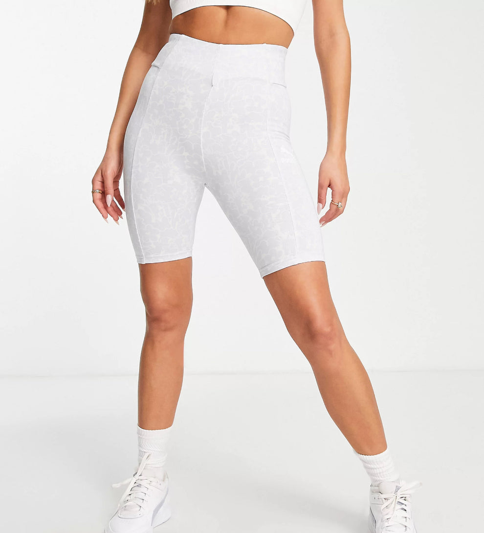 Puma Summer Resort Legging Shorts in Floral print